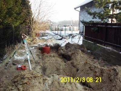 Z1 Budowa kanalizacji sanitarnej we wsi Czarnochowice (03.02.2011)